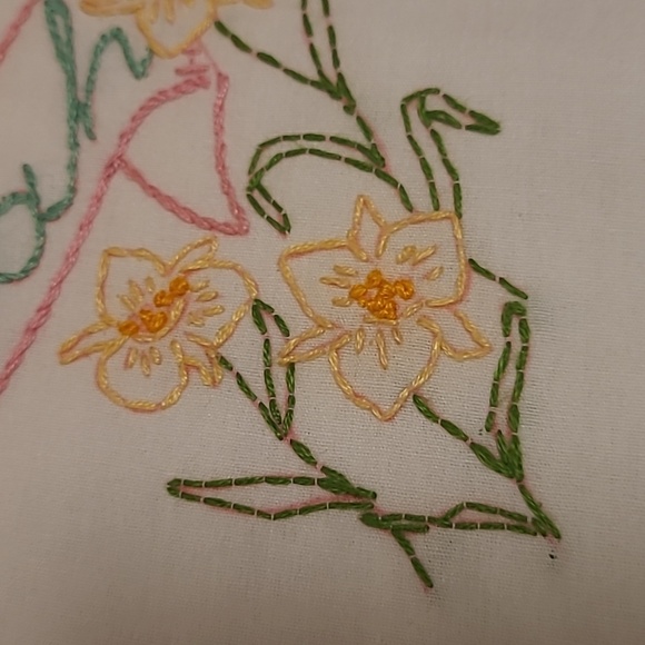 Vintage Hand Stitched Utah State Bird & Flower - Picture 3 of 16